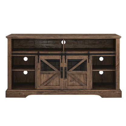 60 in. Electric Fireplace TV Stand Entertainment Center w/Door Sensor
