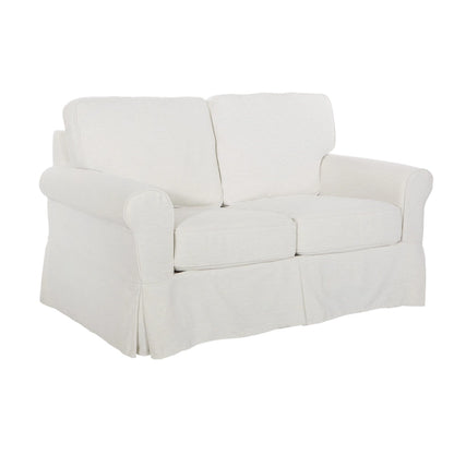 Porch & Den Zuni Mid-century Slipcover Loveseat