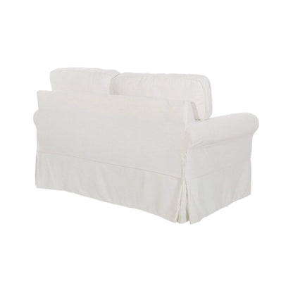 Porch & Den Zuni Mid-century Slipcover Loveseat