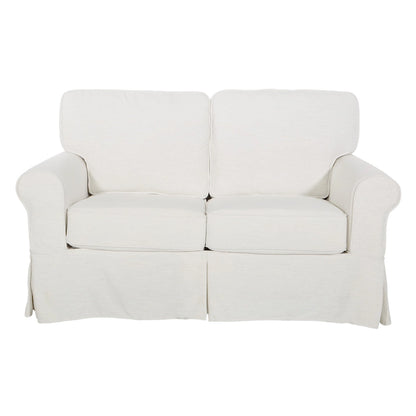 Porch & Den Zuni Mid-century Slipcover Loveseat