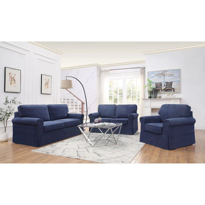 Porch & Den Zuni Mid-century Slipcover Loveseat