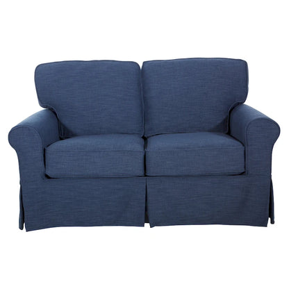 Porch & Den Zuni Mid-century Slipcover Loveseat