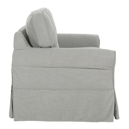 Porch & Den Zuni Mid-century Slipcover Loveseat