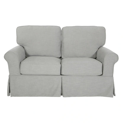 Porch & Den Zuni Mid-century Slipcover Loveseat