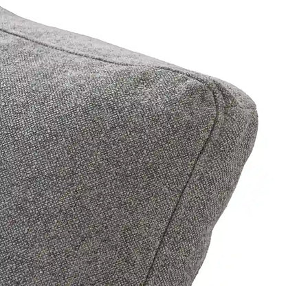L-shape Linen Sectional Sofa Upholstered Sofa Multiple Cushions Couch with Storage Ottoman