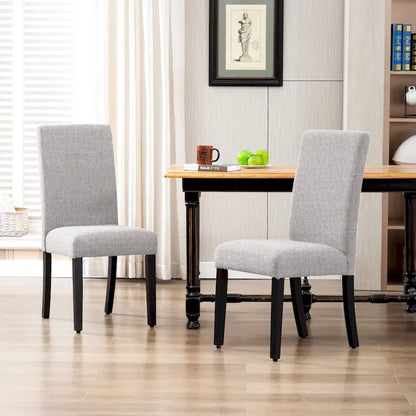 Grandview Upholstered Linen Fabric Dining Chair - 38.6