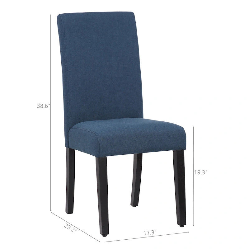 Grandview Upholstered Linen Fabric Dining Chair - 38.6