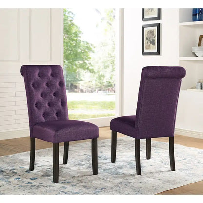 Roundhill Furniture Nylander 5-piece Dining Set, Cross-Buck Dining Table with 4 Stylish Chairs