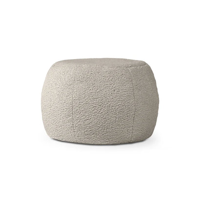 Jaxx Ellis Pouf - Modern Shearling Faux-Lamb Plush Fleece Ottoman