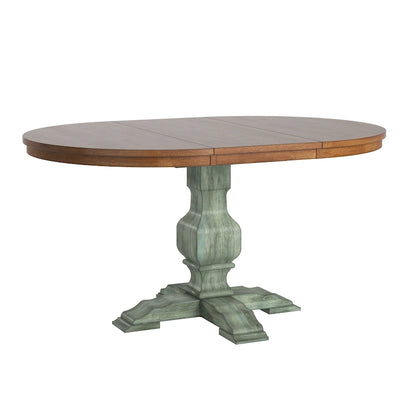 Eleanor Two-tone Oval Solid Wood Dining Table by iNSPIRE Q Classic