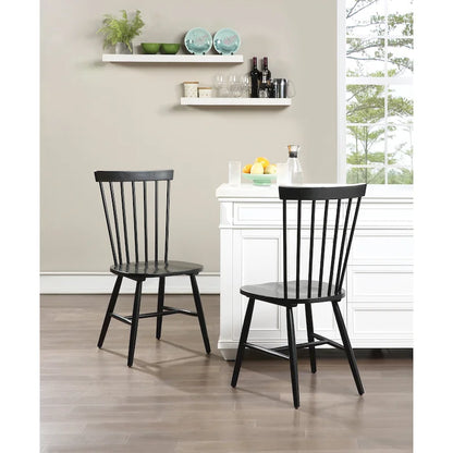 Eagle Ridge Farmhouse Windsor-style Dining Chairs (Set of 2)