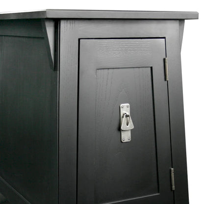 Leick Home Traditional Solid Wood Mission Cabinet End Table