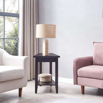 Leick Home Laurent Narrow End Table with Shelf