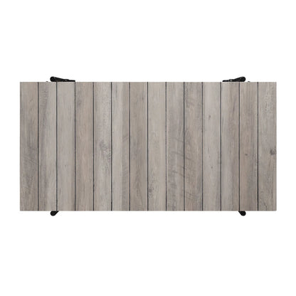 Hyssop Farmhouse 47-inch Steel 1-Shelf Coffee Table by Furniture of America