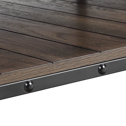 Hyssop Farmhouse 47-inch Steel 1-Shelf Coffee Table by Furniture of America