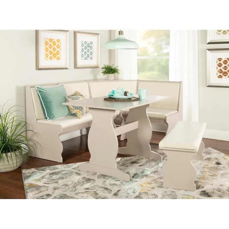 Hannah Breakfast Nook 3-piece Dining Set