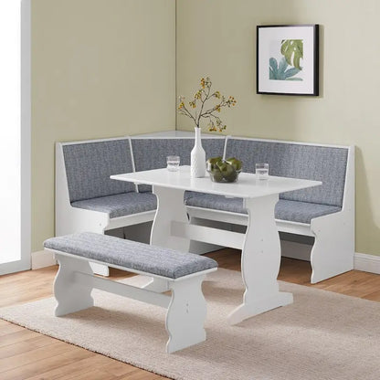 Hannah Breakfast Nook 3-piece Dining Set