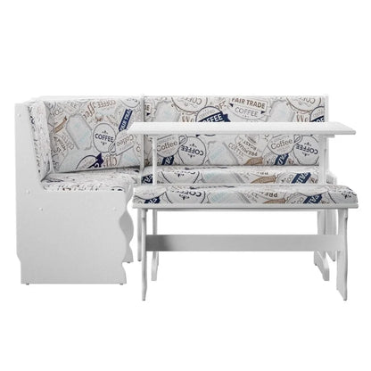 Hannah Breakfast Nook 3-piece Dining Set