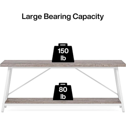 70.9 Inches Long Narrow Sofa Table Behind Couch for Entryway