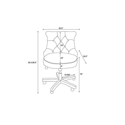 Pamela Office Adjustable Swivel High Back Task Chair