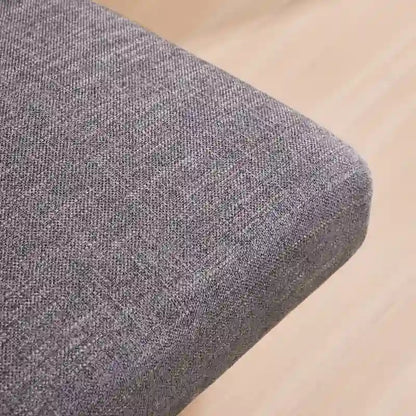 Home Computer Office Chair with Wheels Adjustable Height, Linen Fabric Upholstered Chair Swivel
