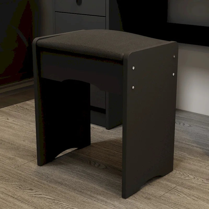 Makeup Vanity Dressing Table Set With Touch Screen Mirror & Stool