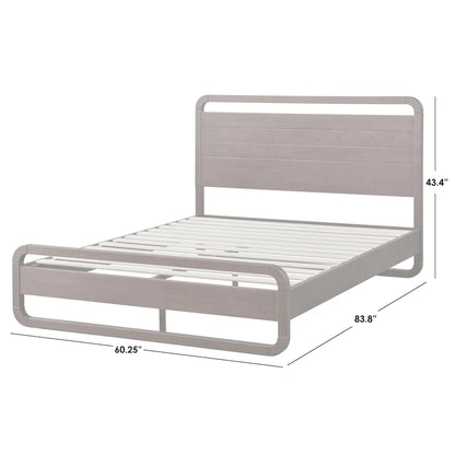 Simple Living Santos Solid Wood Queen Platform Bed