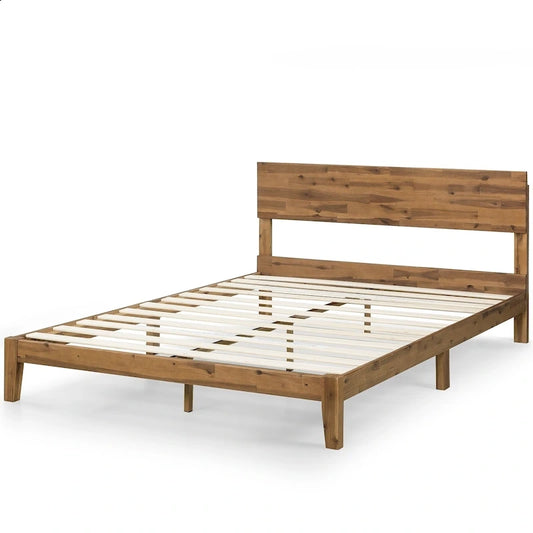 Priage by Zinus 10-inch Wood Platform Bed with Headboard