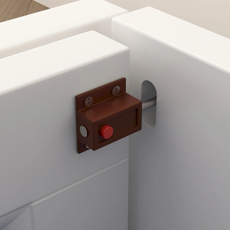 Full Size Bed Cabinet Dresser Bed w/ Drawer Convert into Cube Cabinet