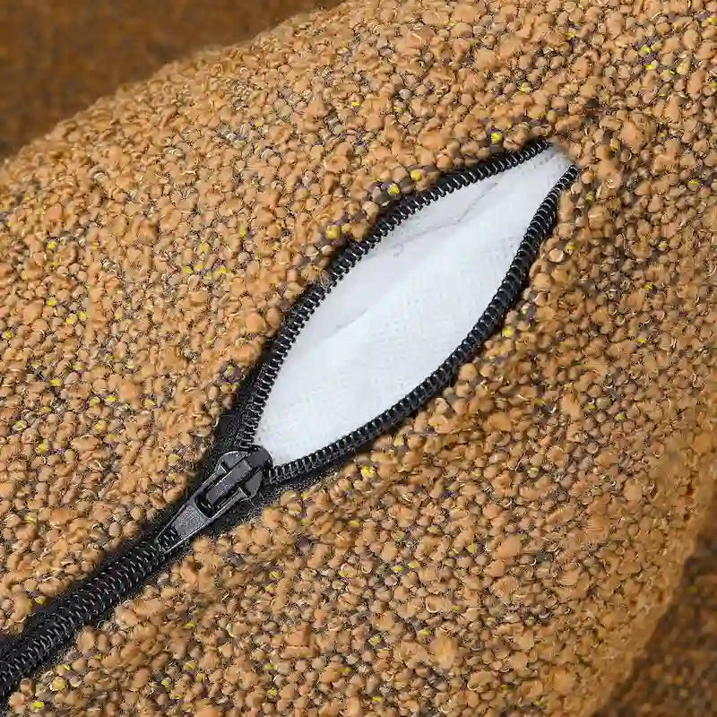 KINWELL 33 Wide Sherpa Boucle Upholstered Swivel Accent Chair