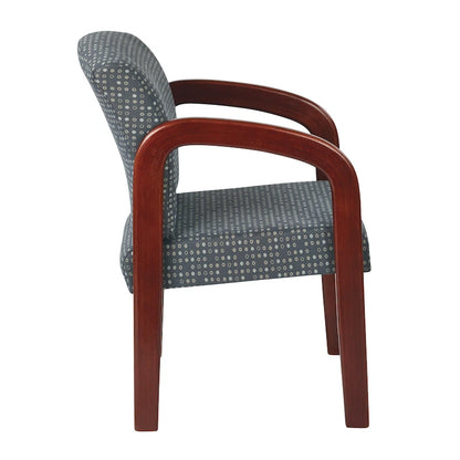 Office Star Cherry Finish Wood Visitor Chair