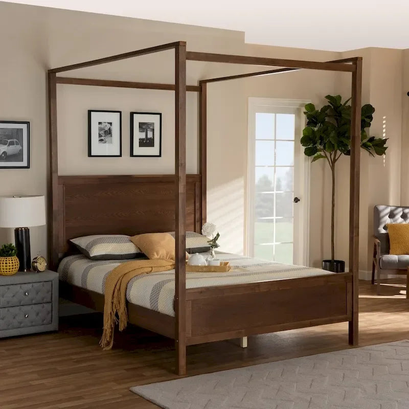 Copper Grove Atabae Platform Canopy Bed