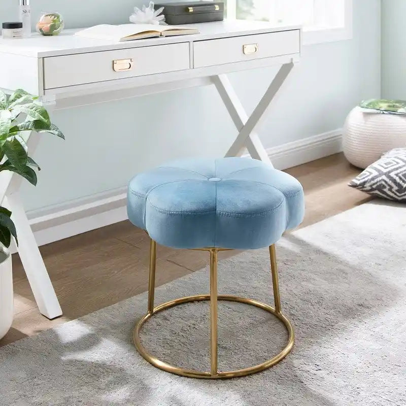 Bonnie Vanity Flower Stool