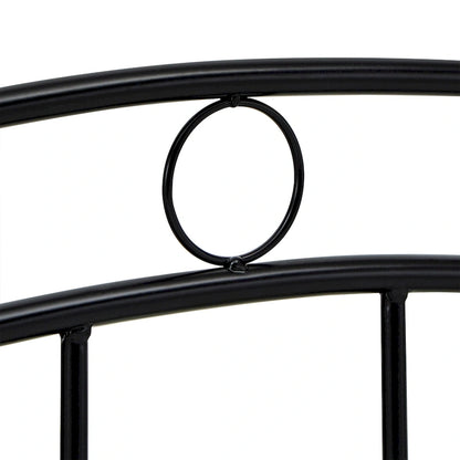 Sadie Brown and Black Metal Bed by iNSPIRE Q Classic
