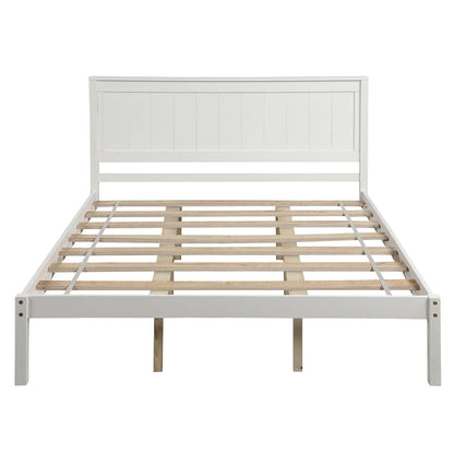 Platform Bed Frame with Headboard ,Queen Size