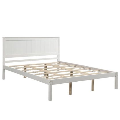 Platform Bed Frame with Headboard ,Queen Size