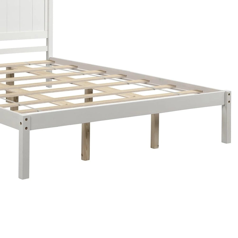 Platform Bed Frame with Headboard ,Queen Size