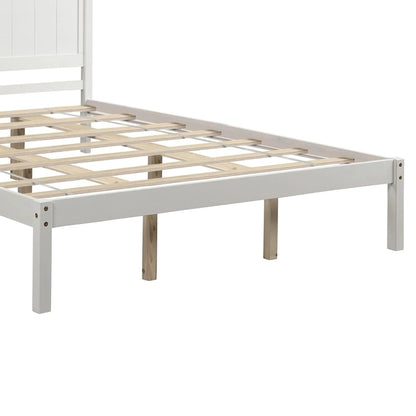 Platform Bed Frame with Headboard ,Queen Size