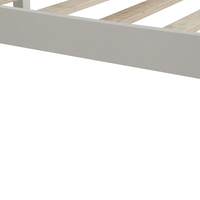 Platform Bed Frame with Headboard ,Queen Size