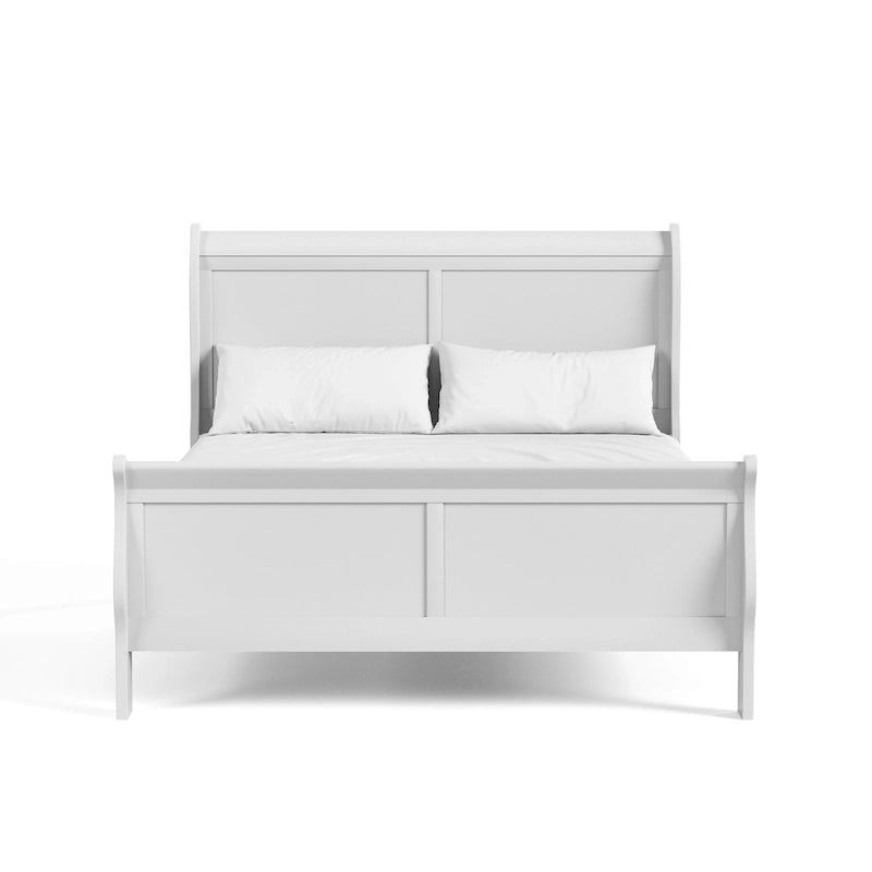 Furniture of America Devi Traditional Solid Wood Sleigh Bed