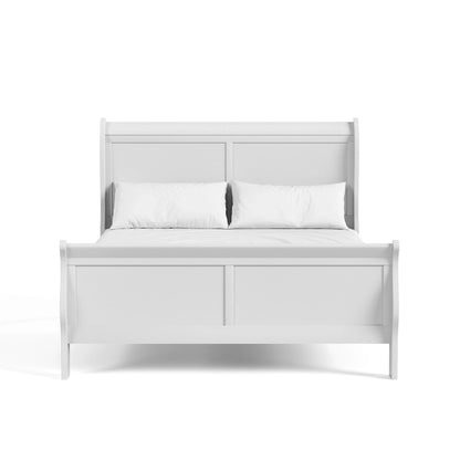 Furniture of America Devi Traditional Solid Wood Sleigh Bed