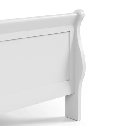 Furniture of America Devi Traditional Solid Wood Sleigh Bed