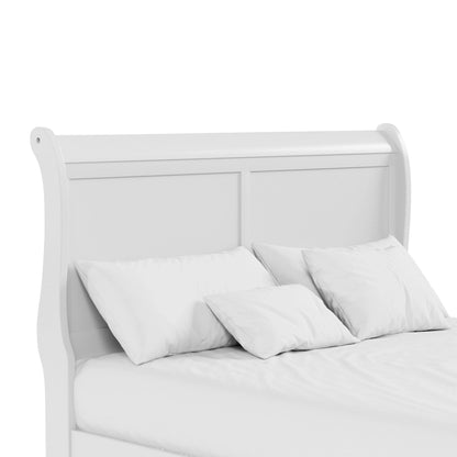 Furniture of America Devi Traditional Solid Wood Sleigh Bed