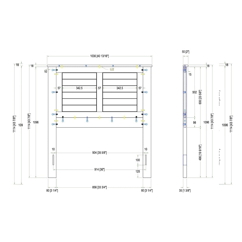 Campagne Wood Headboard