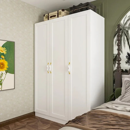 47.2W Contemporary Modern Freestanding Wardrobe Armoire Closet