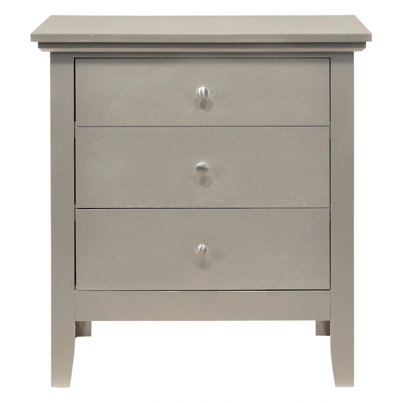 Hammond 3-Drawer Nightstand (26 in. H x 24 in. W x 18 in. D)