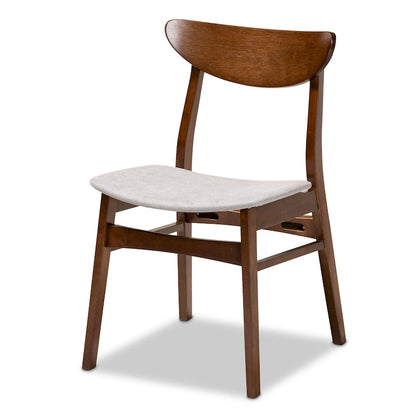 Parlin Mid-Century Modern Transitional 4-Piece Dining Chair Set