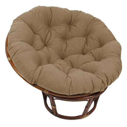 48-inch Solid Twill Papasan Cushion (Cushion Only)