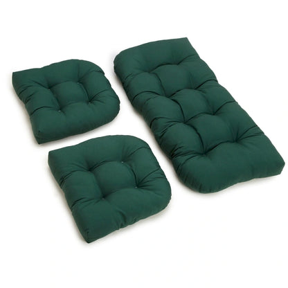 Twill 3-piece Indoor Settee Cushion Set
