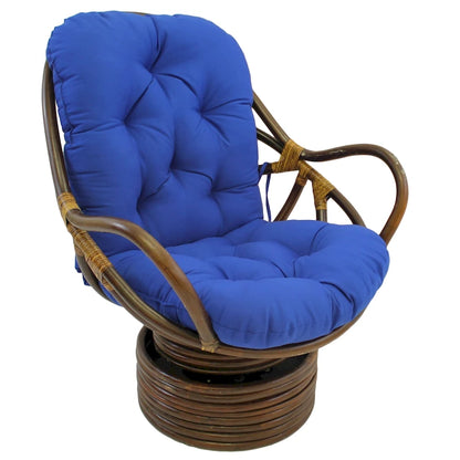 48-inch by 24-inch Twill Indoor Seat/Back Rocker Cushion (Cushion Only) - 48 x 24